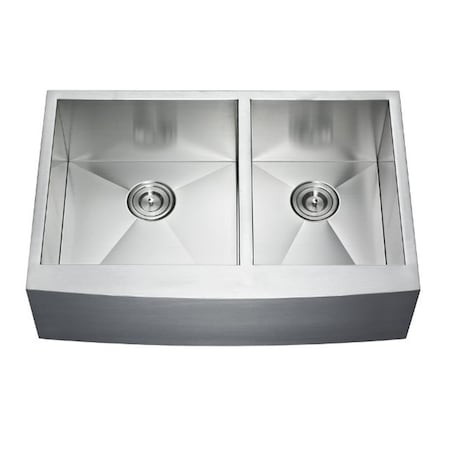 Razoredge Apron Double Bowl Kitchen Sink 32875 x 2225 x 10 in RA1624398